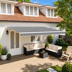 Create a Comfortable Outdoor Retreat with a 450 x 300 cm Awning