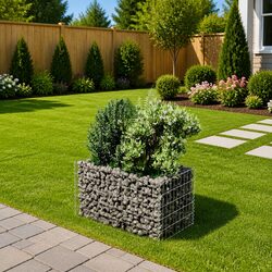 Friendly Gabion Raised Bed 90x50x50 cm for You