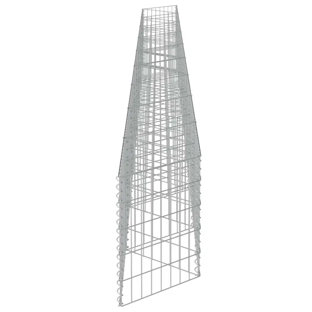 Gabion Wall Fence Panel Dual-purpose Retaining Garden Barrier Raised Bed Planter 630x30x50cm
