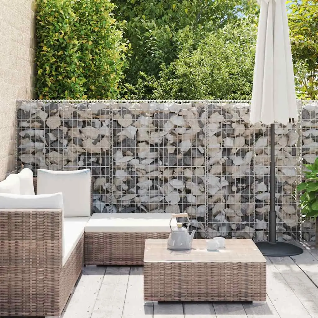 Gabion Wall Panel Galvanised Steel Retaining Fence Landscape Garden Barrier