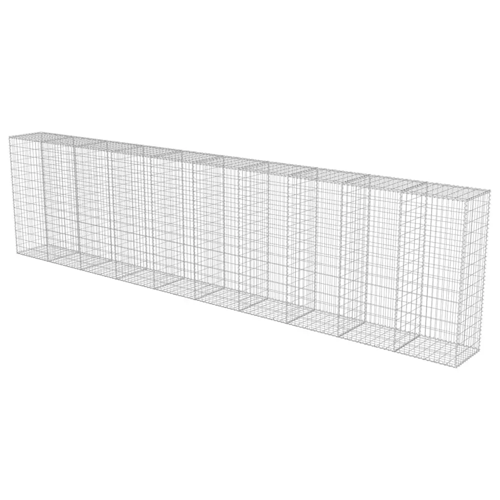 Gabion Wall Panel Galvanised Steel Retaining Fence Landscape Garden Barrier