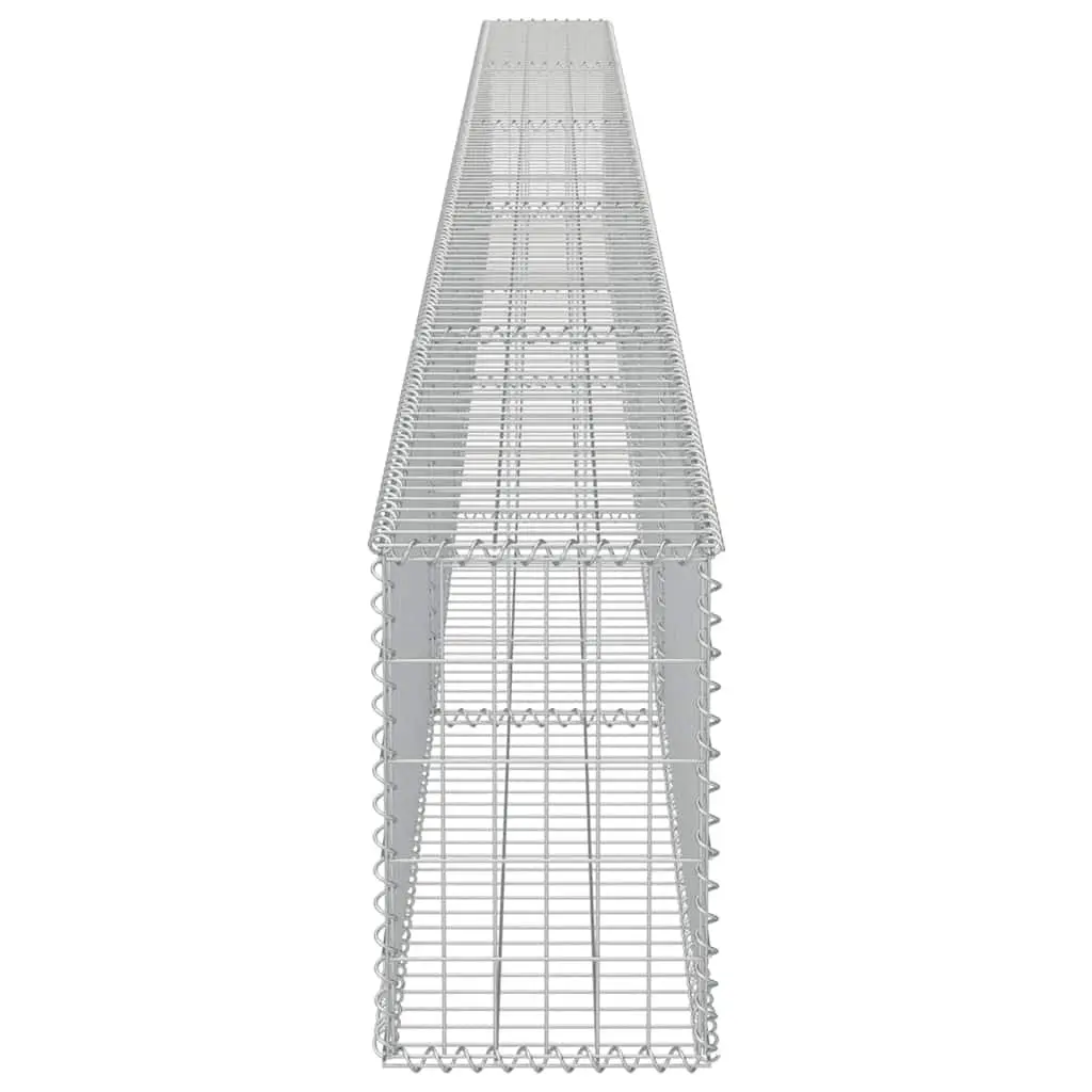 Gabion Wall Panel Galvanised Steel 600 x 30 x 50 cm Retaining Barrier