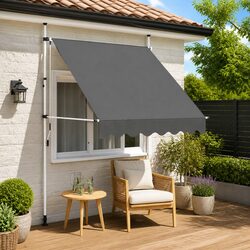 Your Essential 200cm Manual Retractable Awning for Outdoors