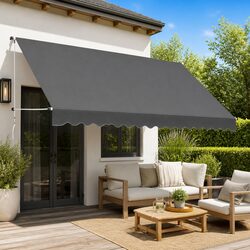 Enjoy Your Space with a 350cm Manual Awning