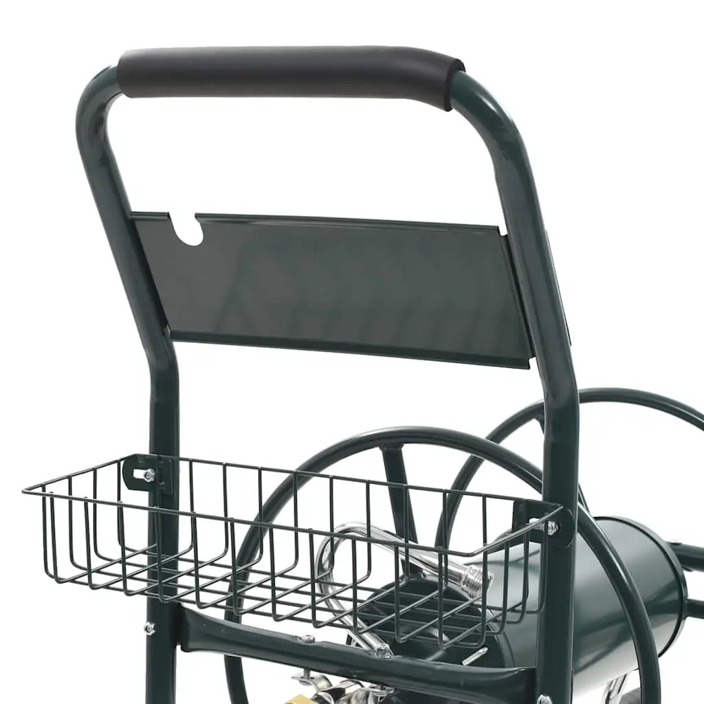 Garden Hose Trolley Reel Cart with 1/2" Connector 75m Storage Organiser
