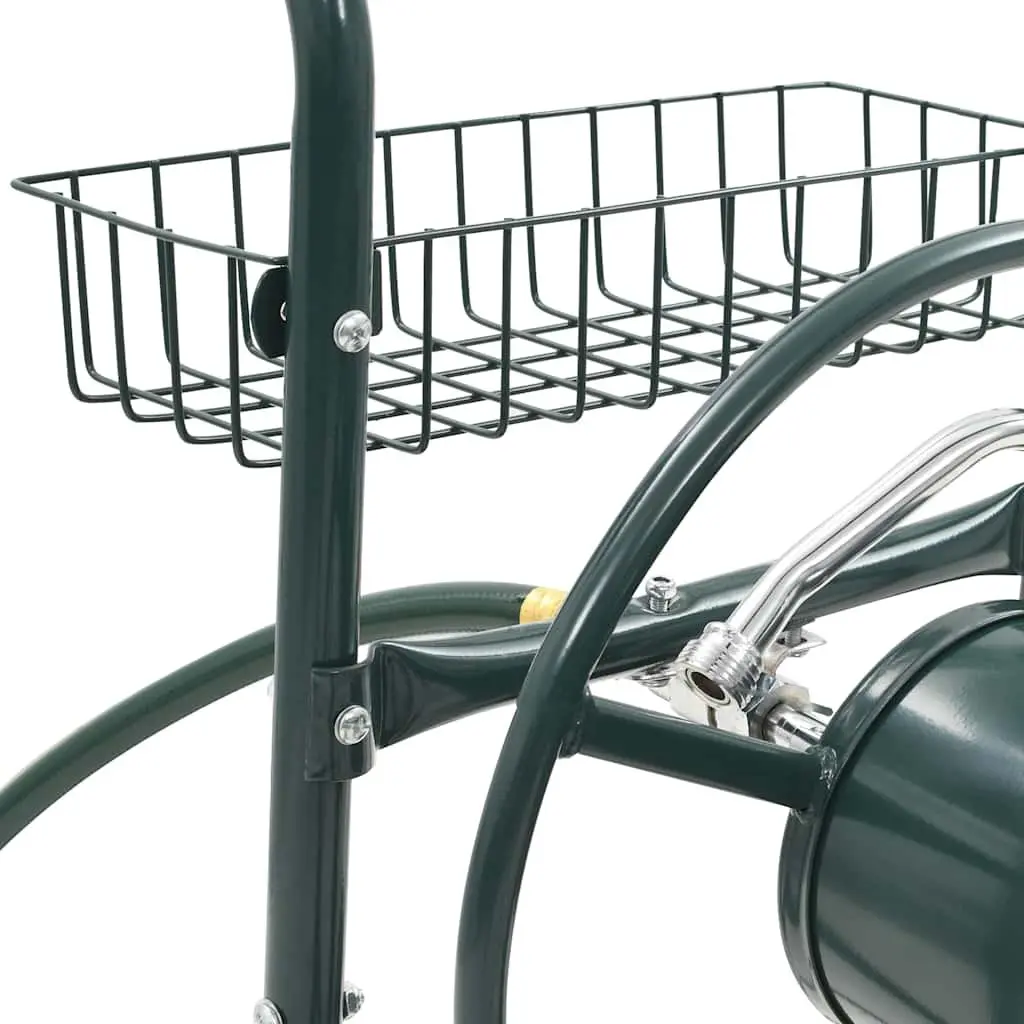 Garden Hose Trolley Reel Cart with 1/2" Connector 75m Storage Organiser