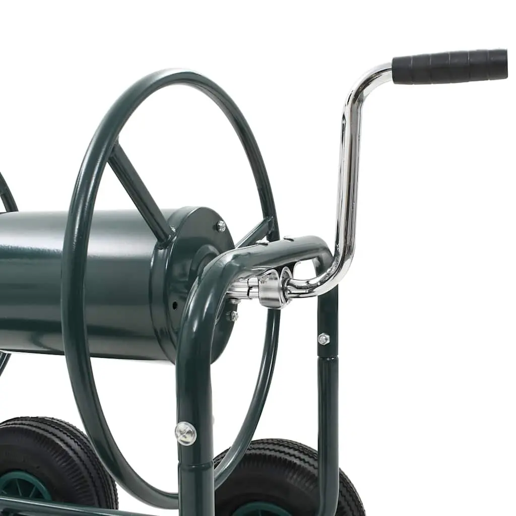 Garden Hose Trolley Reel Cart with 1/2" Connector 75m Storage Organiser