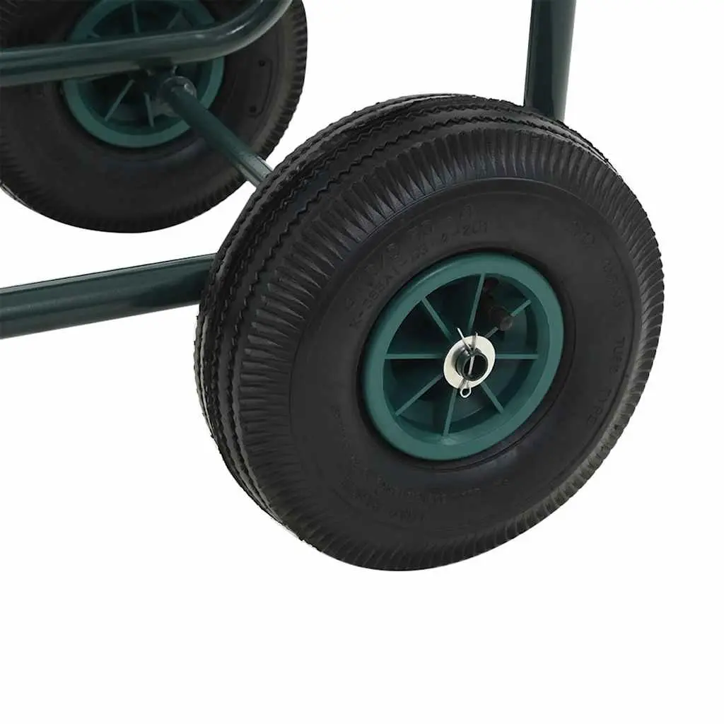 Garden Hose Trolley Reel Cart with 1/2" Connector 75m Storage Organiser