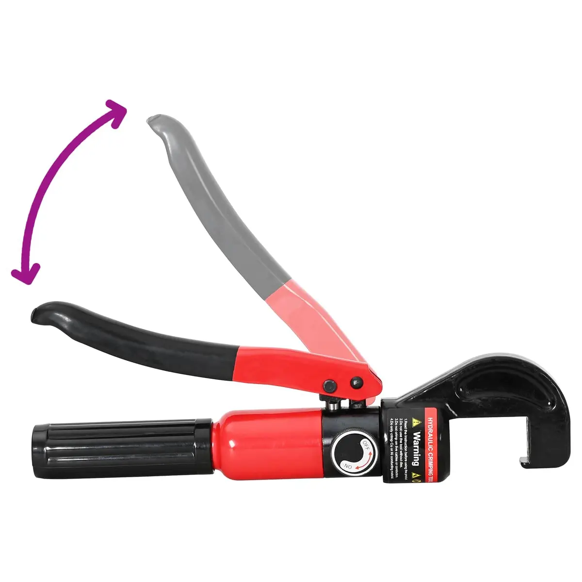 Hydraulic Crimping Pliers Wire Stripper Tool 4-70mm² Professional Portable Case
