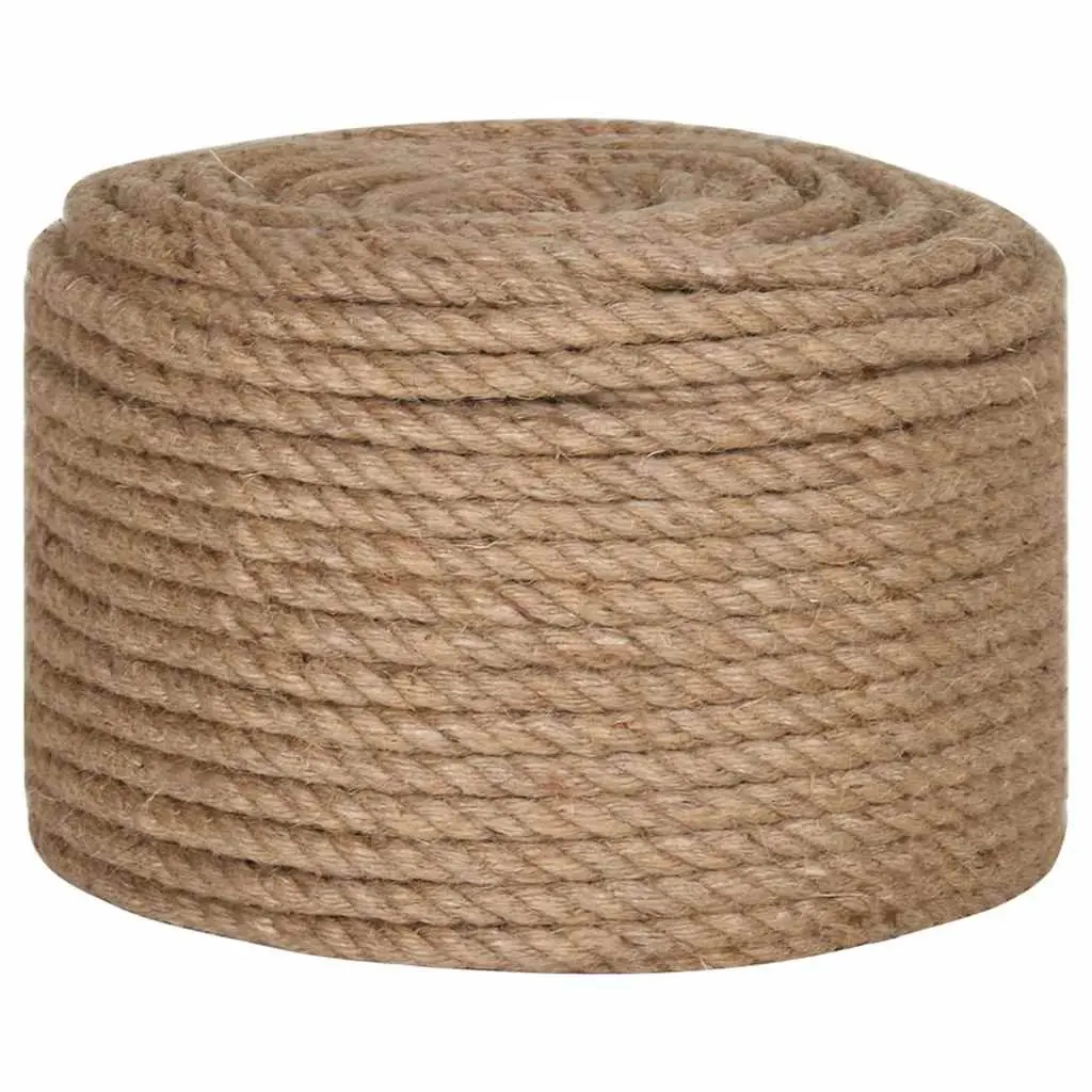 Natural Jute Rope 10mm 250m Brown Coil Garden Agricultural Cordage