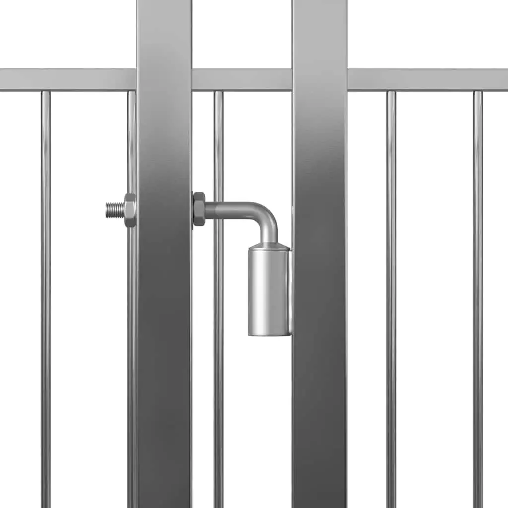 Dog Kennel Steel Construction 200x200x100cm Silver