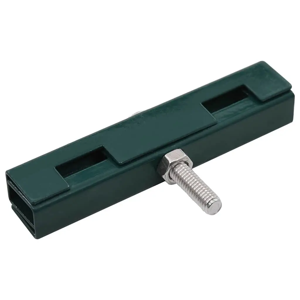 Garden U Mat Connector Green Galvanized Steel 10 Sets