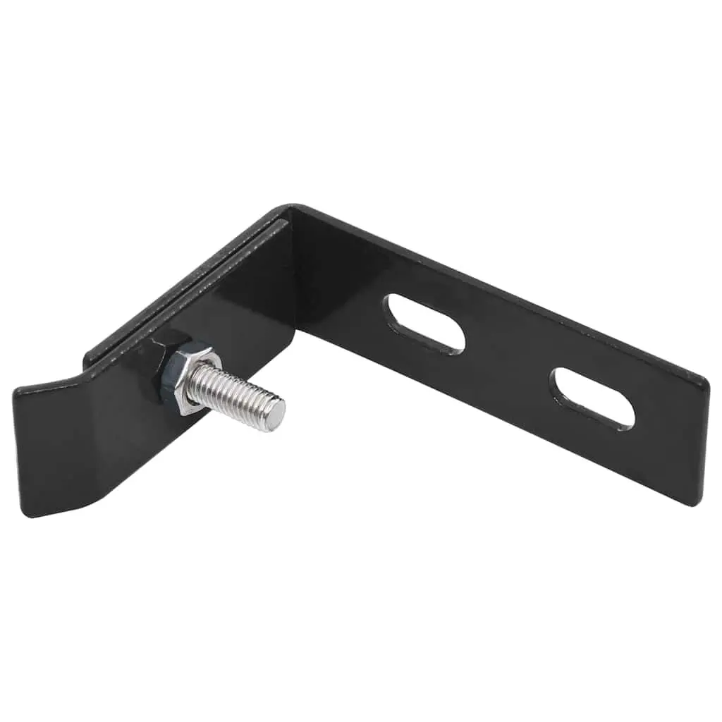 Wall Corner Connector Anthracite 65mm Short Leg 100mm Long Leg 10 Sets