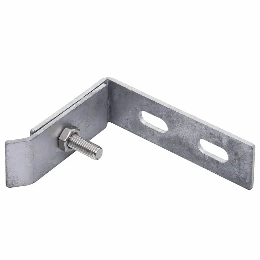 Wall Corner Connector Silver 10 Piece Fence Gate Hardware Fastener Kit
