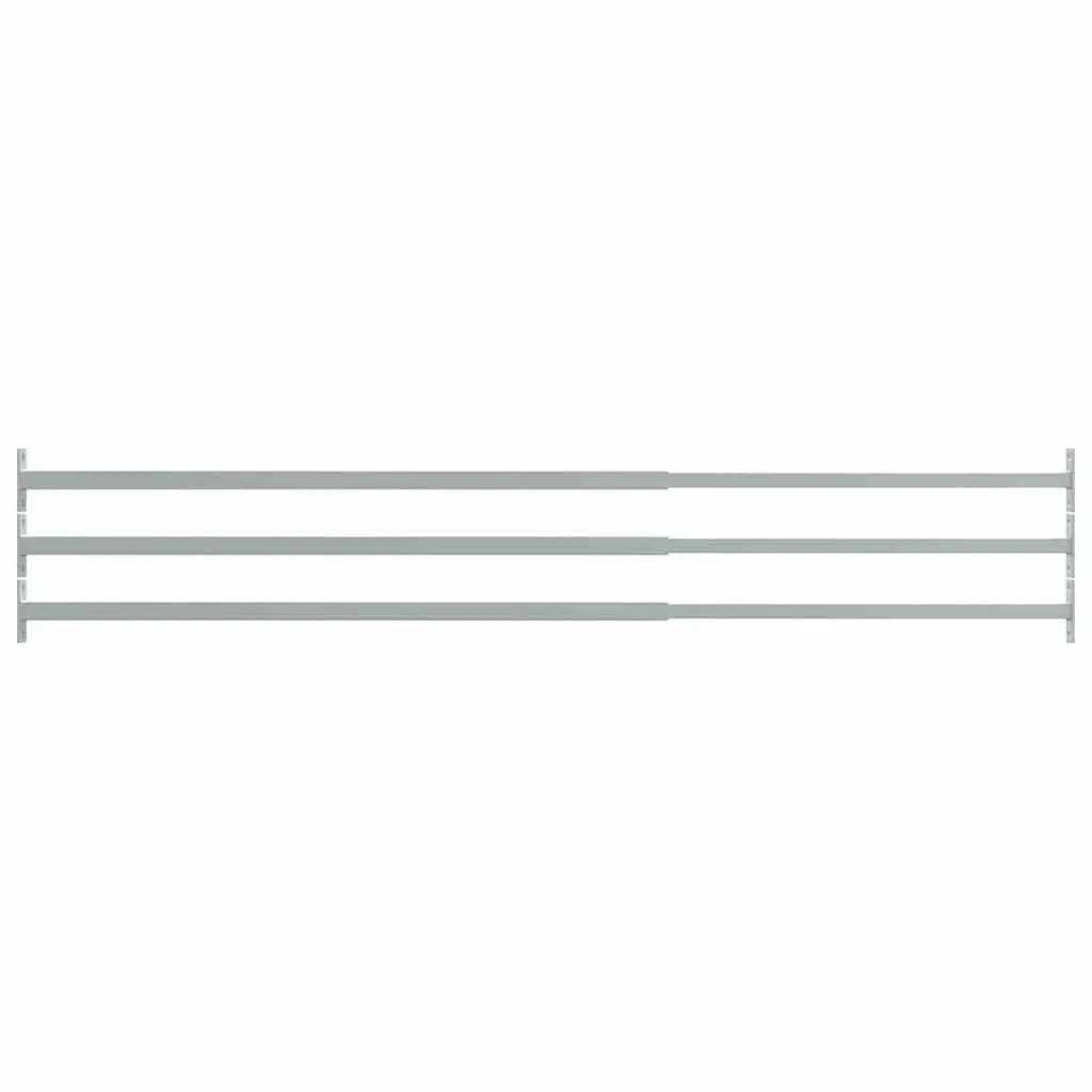 Adjustable Security Window Bars Silver 710-1200 mm 3 Piece Set