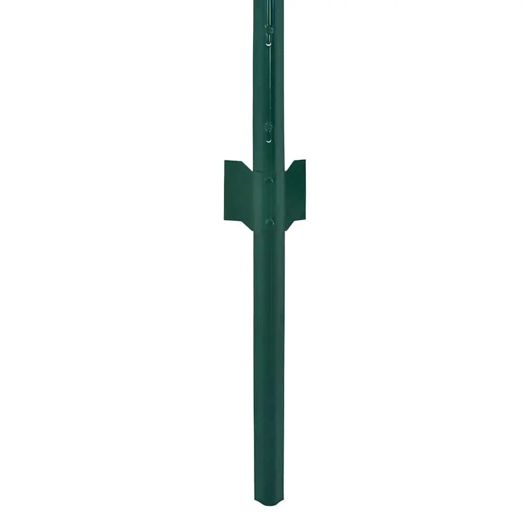 Wire Mesh Fence Panel Green 25x2m PVC and Powder Coated Steel for Garden Farm and Poultry Protection