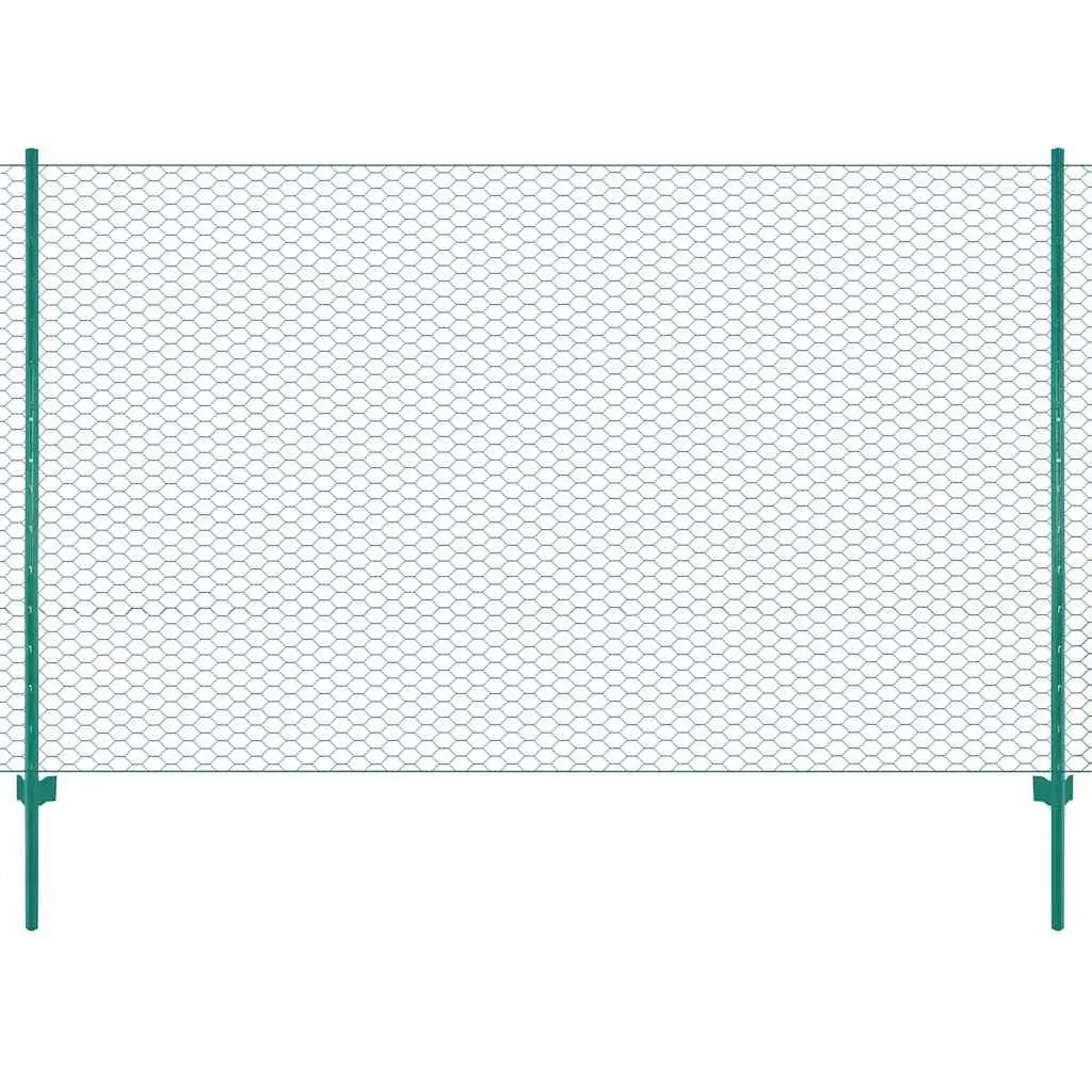 Wire Mesh Fence Panel Powder-coated Steel 25 x 1.5m