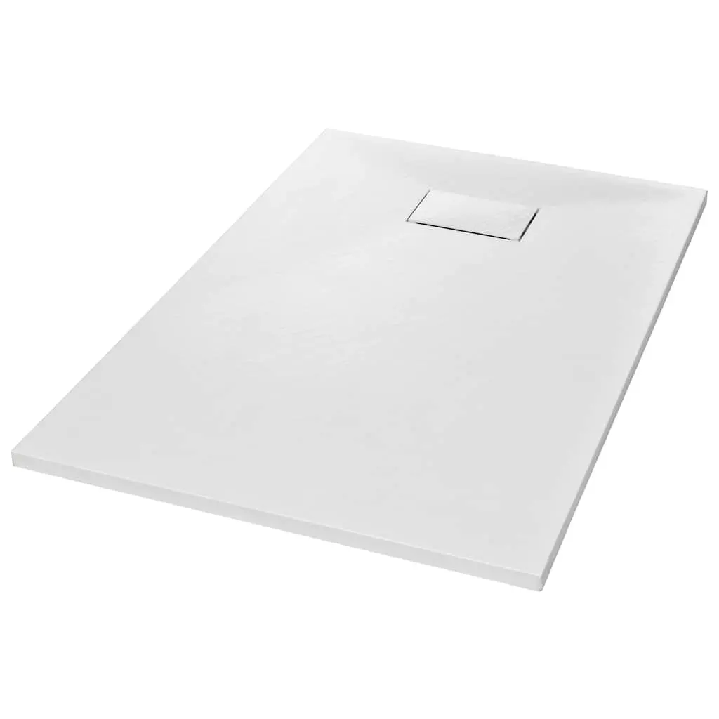 Shower Base Tray White 120x70 cm