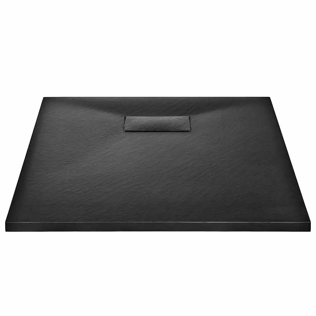 Black Shower Base Tray 90x70 cm