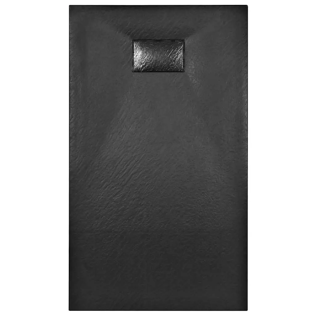 Black Shower Base Tray 120x70cm