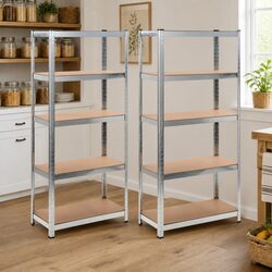 Friendly Brown Storage Shelves - Heavy Duty Solutions