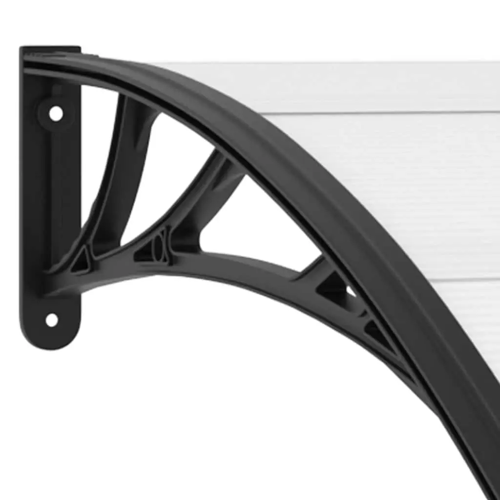 Door Canopy Polycarbonate Awning Window Shelter Outdoor Protection 240x75cm