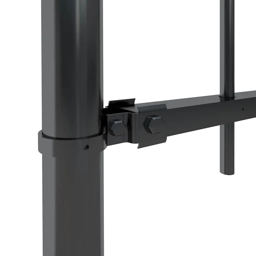 Garden Fence Panel Decorative Spear Top Steel 181x150 cm