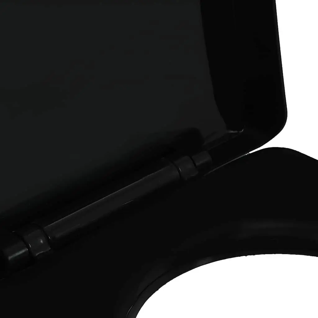 Soft-close Toilet Seat Quick-release Design Black Standard Bowl Bathroom