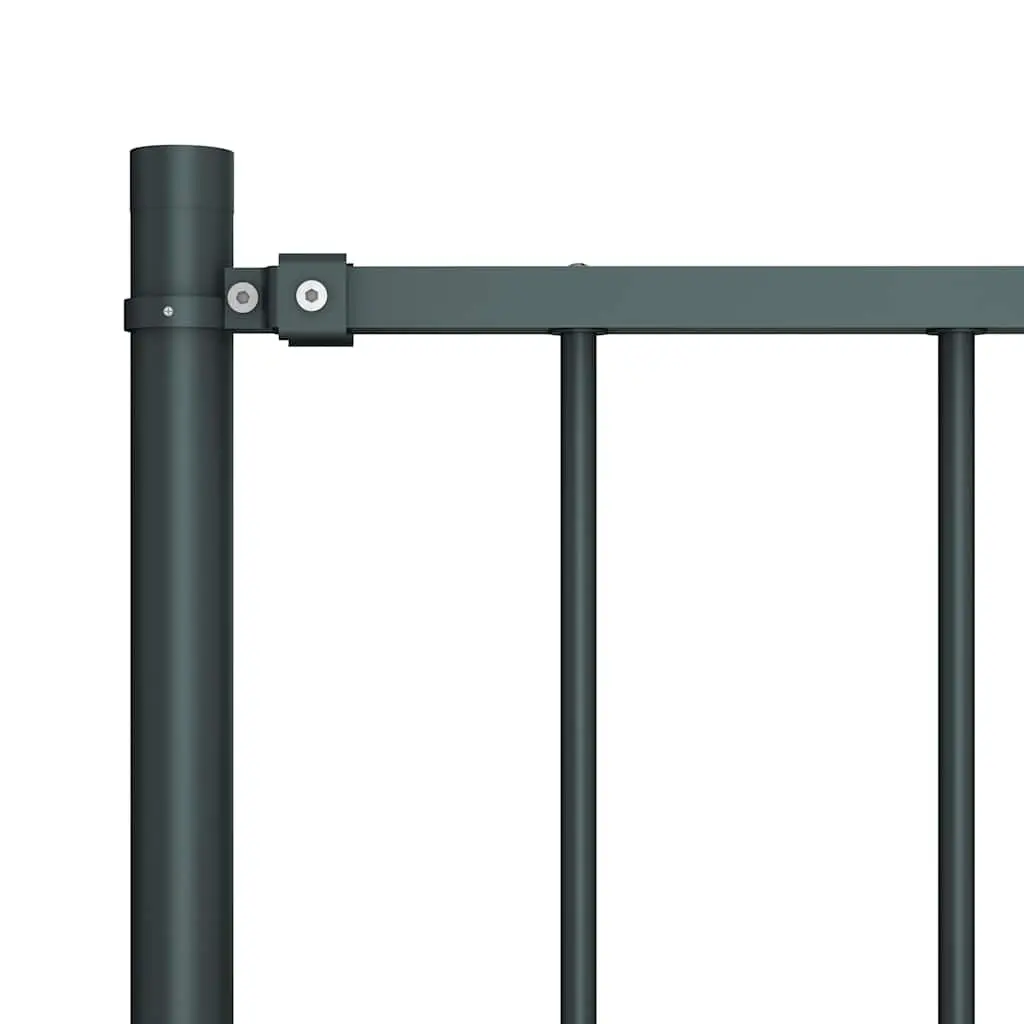 Steel Fence Panel Anthracite 1.7 x 1 m