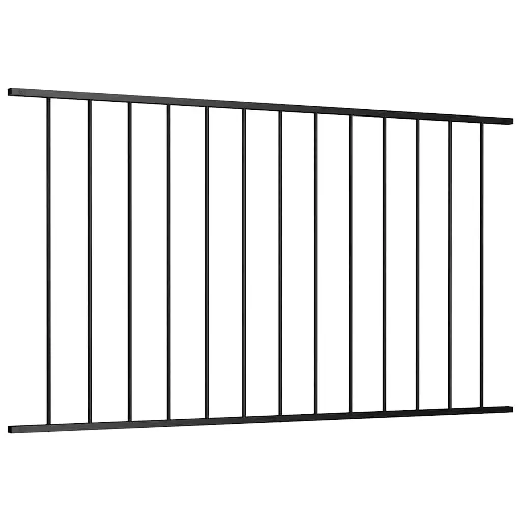 Black Garden Fence Panel 1.7 x 1 m