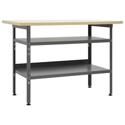 Friendly Grey Workbench for DIY Enthusiasts 120x60x85cm