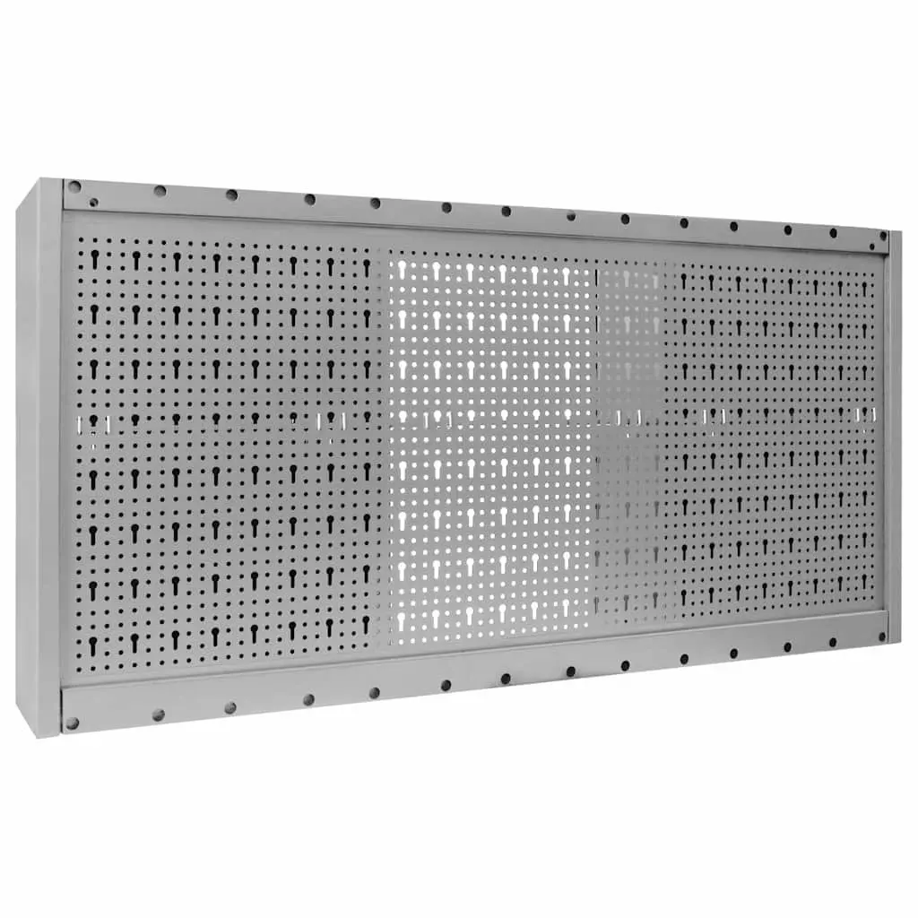 Wall Mounted Tool Cabinet Industrial Style Metal Storage Unit with Lockable