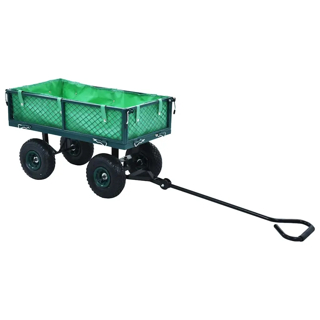 Garden Hand Trolley Heavy-Duty Steel Construction Pneumatic Wheels