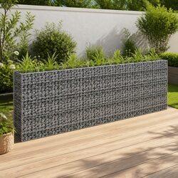 Easy-to-Use Galvanised Steel Gabion Raised Bed 270x30x90cm