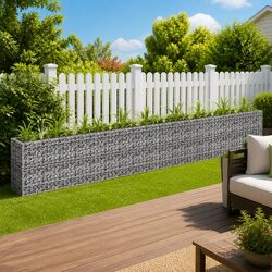 Create Your Outdoor Oasis with a Gabion Raised Bed 360x30x60 cm