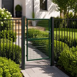 Your Reliable Green Steel Fence Gate Solution