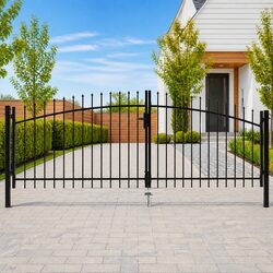 Your New Double Door Fence Gate with Spear Top 400x174.5cm