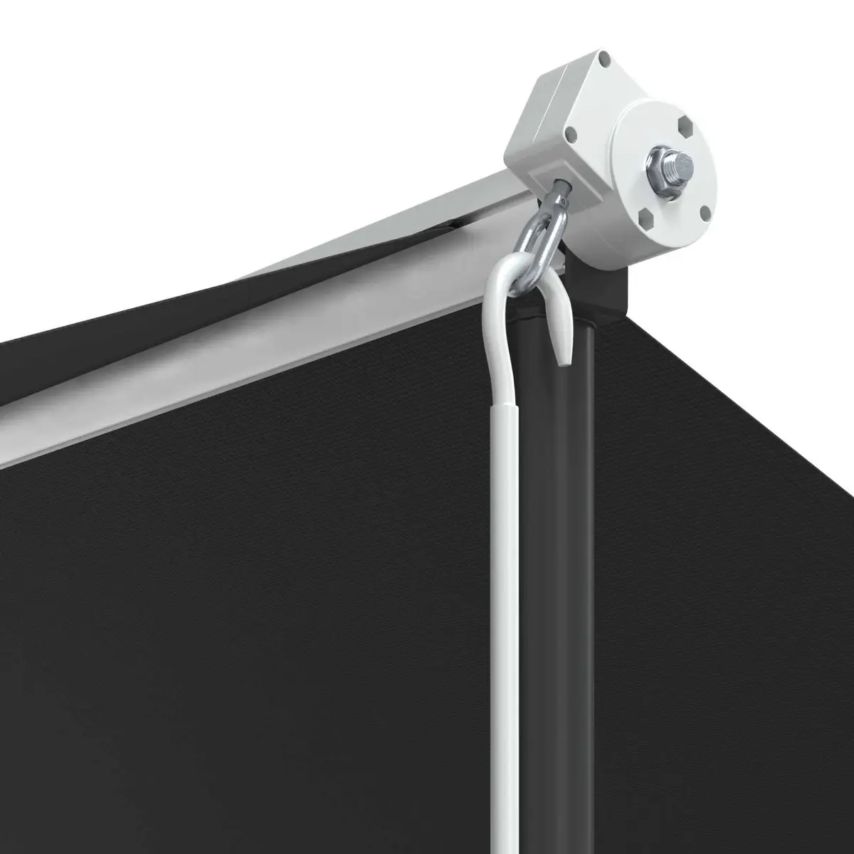 Free Standing Awning Double-Sided 300x300 cm Anthracite Outdoor Garden Patio Sunshade