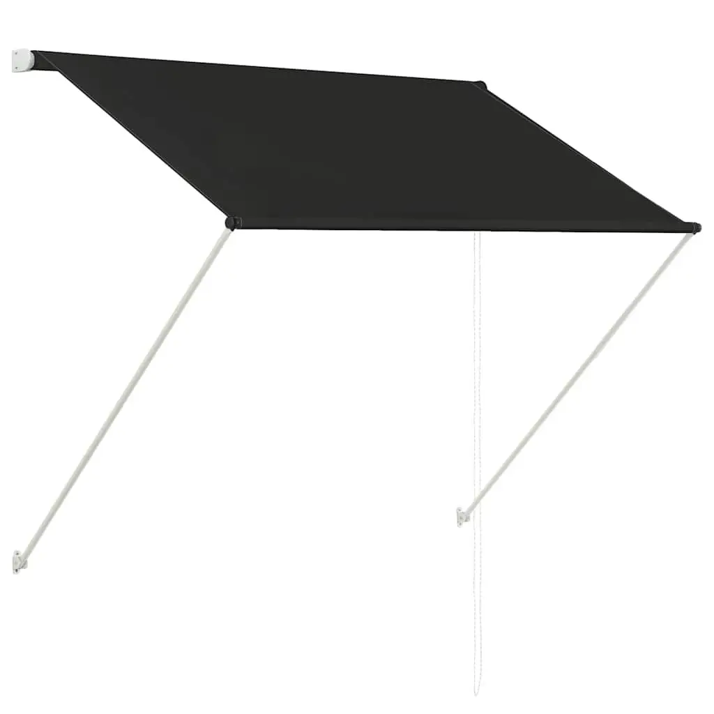 Retractable Awning Water UV Weather Resistant 100x150 cm Anthracite Garden Canopy