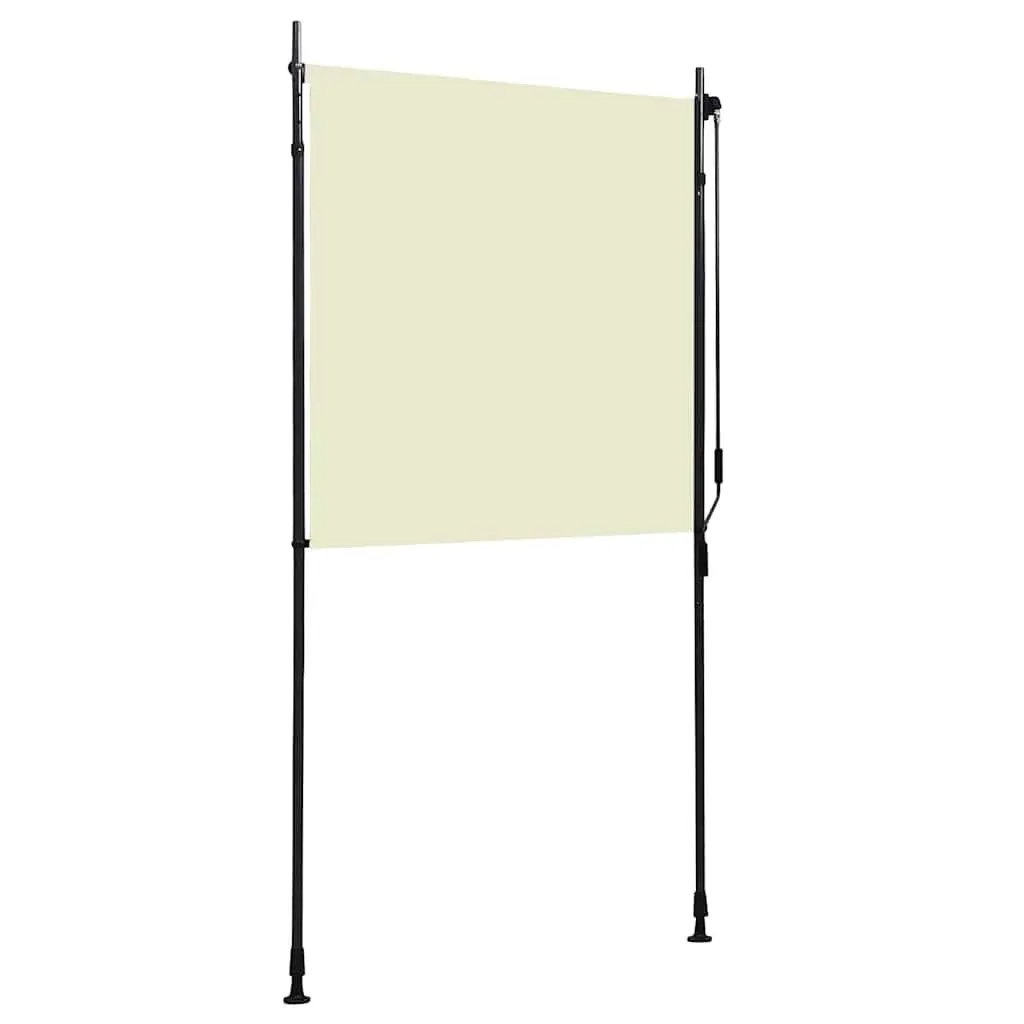 Outdoor Roller Blind Hand Crank Operated 120x270cm Fade Resistant Fabric