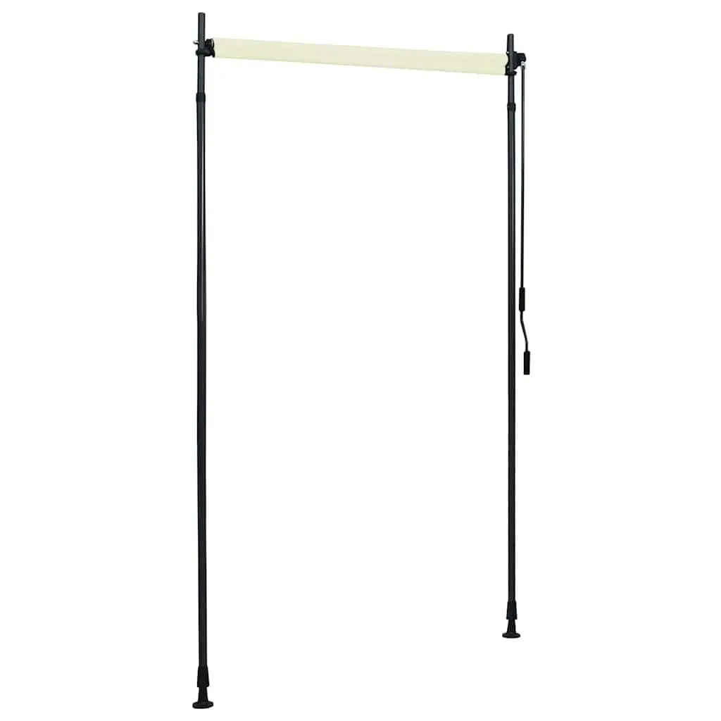 Outdoor Roller Blind Hand Crank Operated 120x270cm Fade Resistant Fabric
