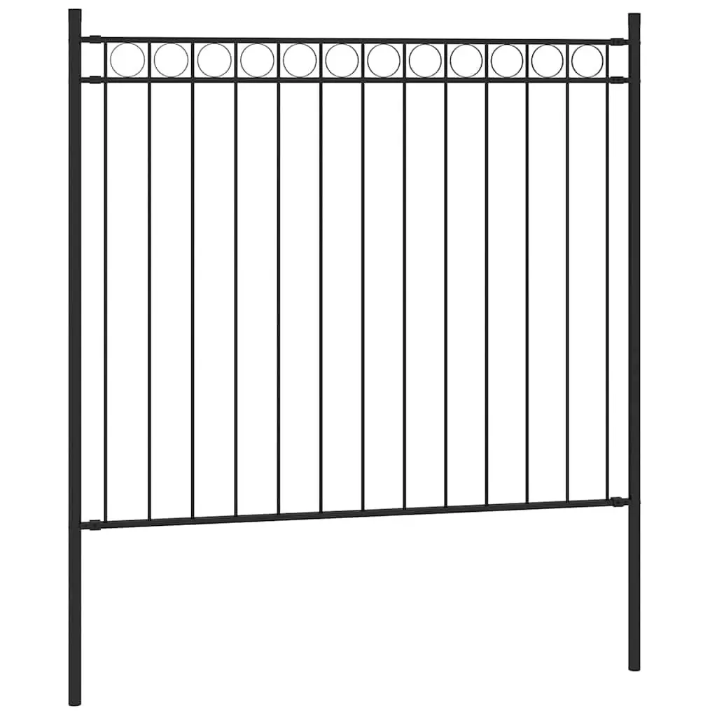 Garden Fence Panel Steel Frame Outdoor Patio Terrace Privacy Barrier Decorative