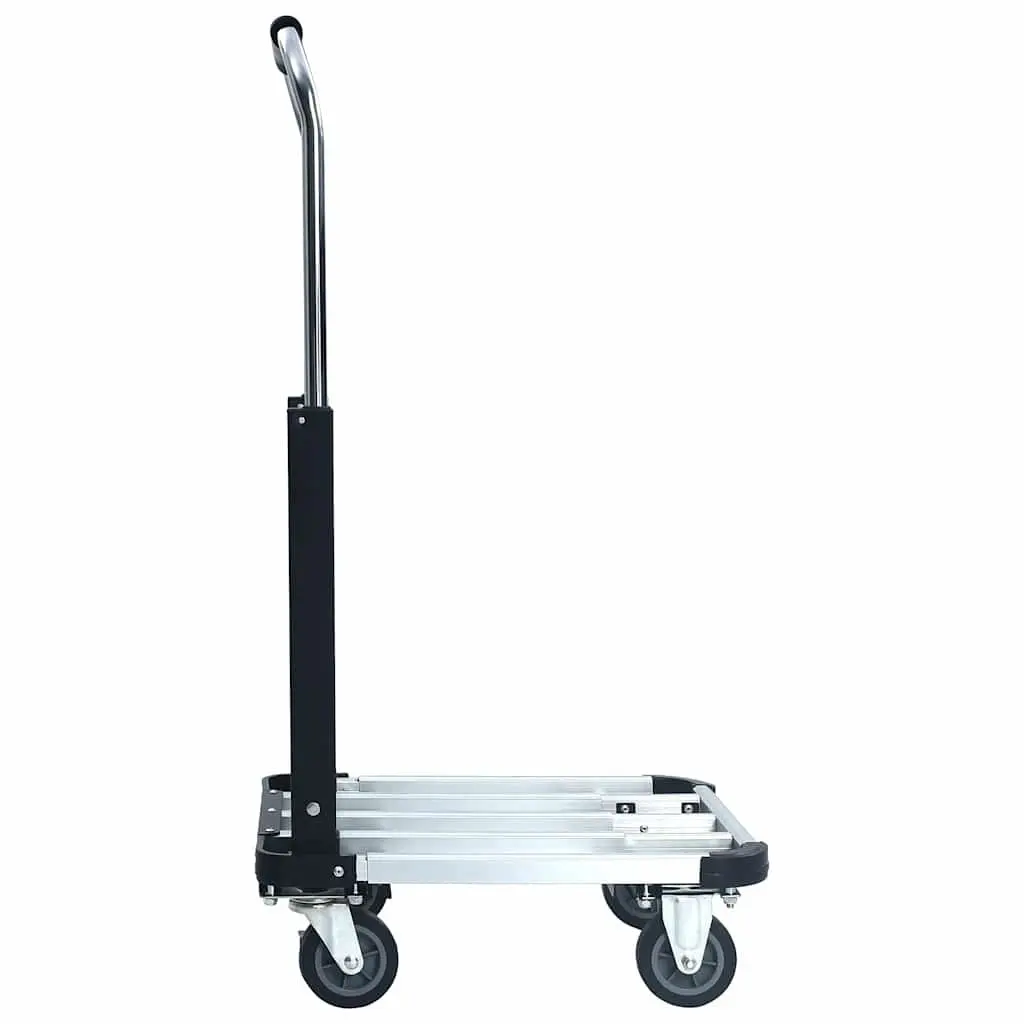 Foldable Transport Trolley Adjustable Handle 150kg