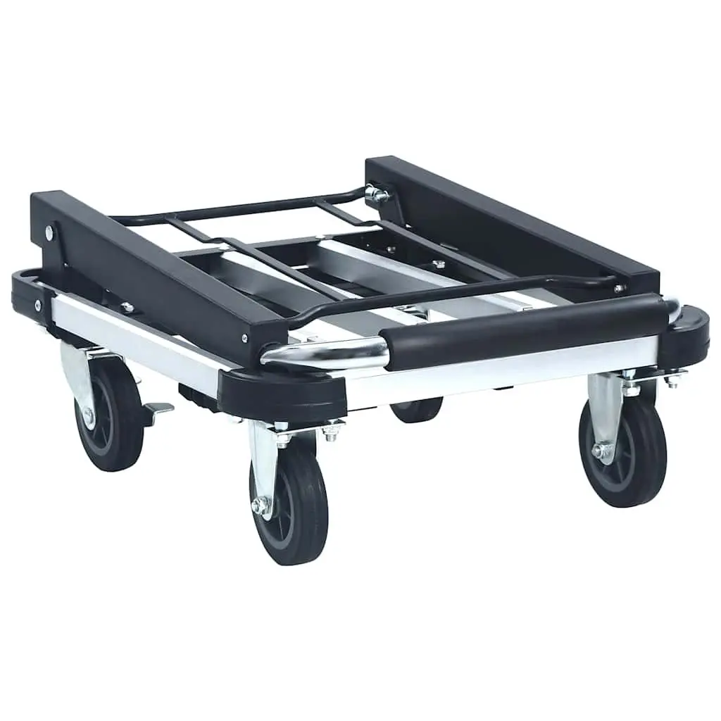 Foldable Transport Trolley Adjustable Handle 150kg