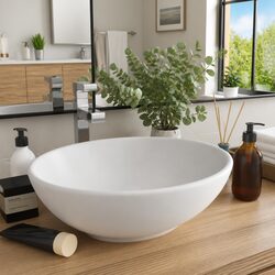 Your Stylish Oval Ceramic Bathroom Basin 40x33 cm