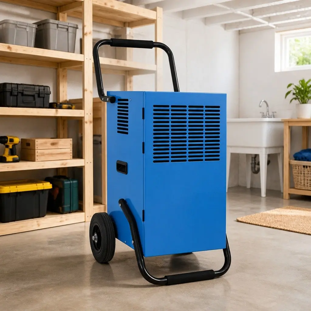 Dehumidifier Portable 50L Moisture Removal Blue 650W