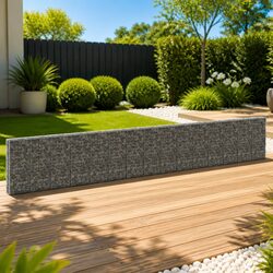Discover the Gabion Wall Basket 900x30x150cm - Perfect for Your Garden