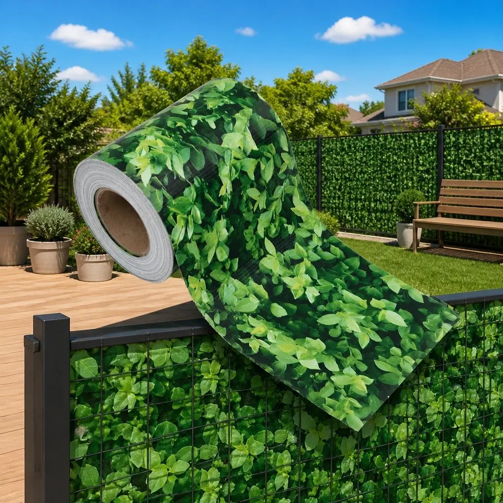Garden Privacy Screen PVC Green 35x0.19m