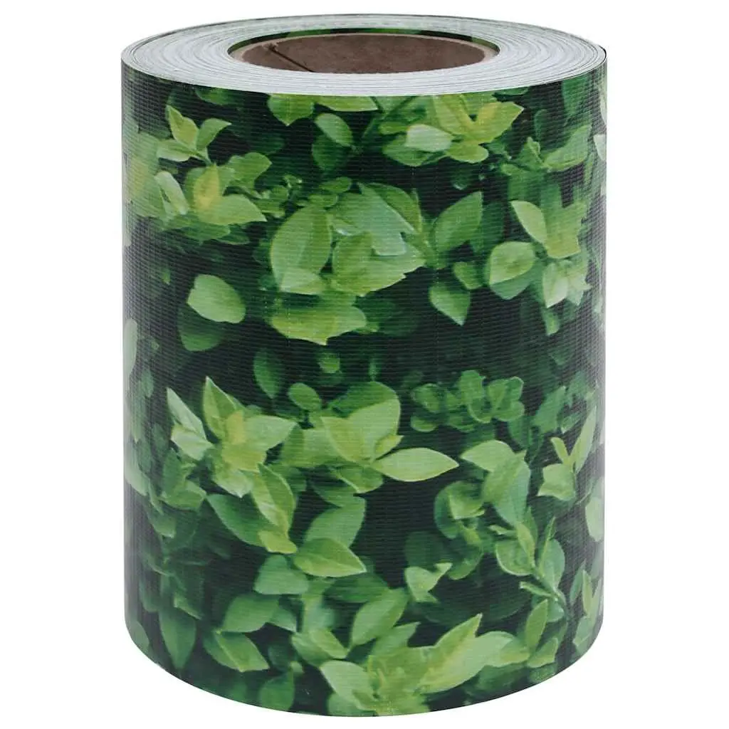 Garden Privacy Screen PVC Green 35x0.19m