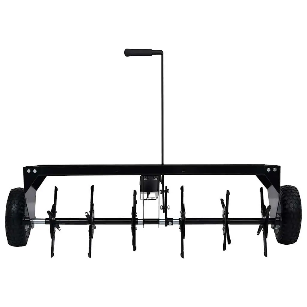 Lawn Aerator Ride-on Mower 102cm Roller Aeration Soil Loosening Garden Tool